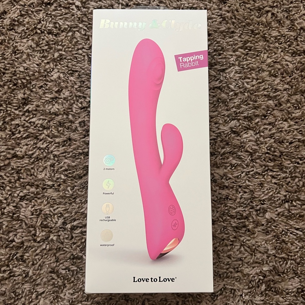 Bunny & Clyde Tapping Rabbit Seggs Toy NWT